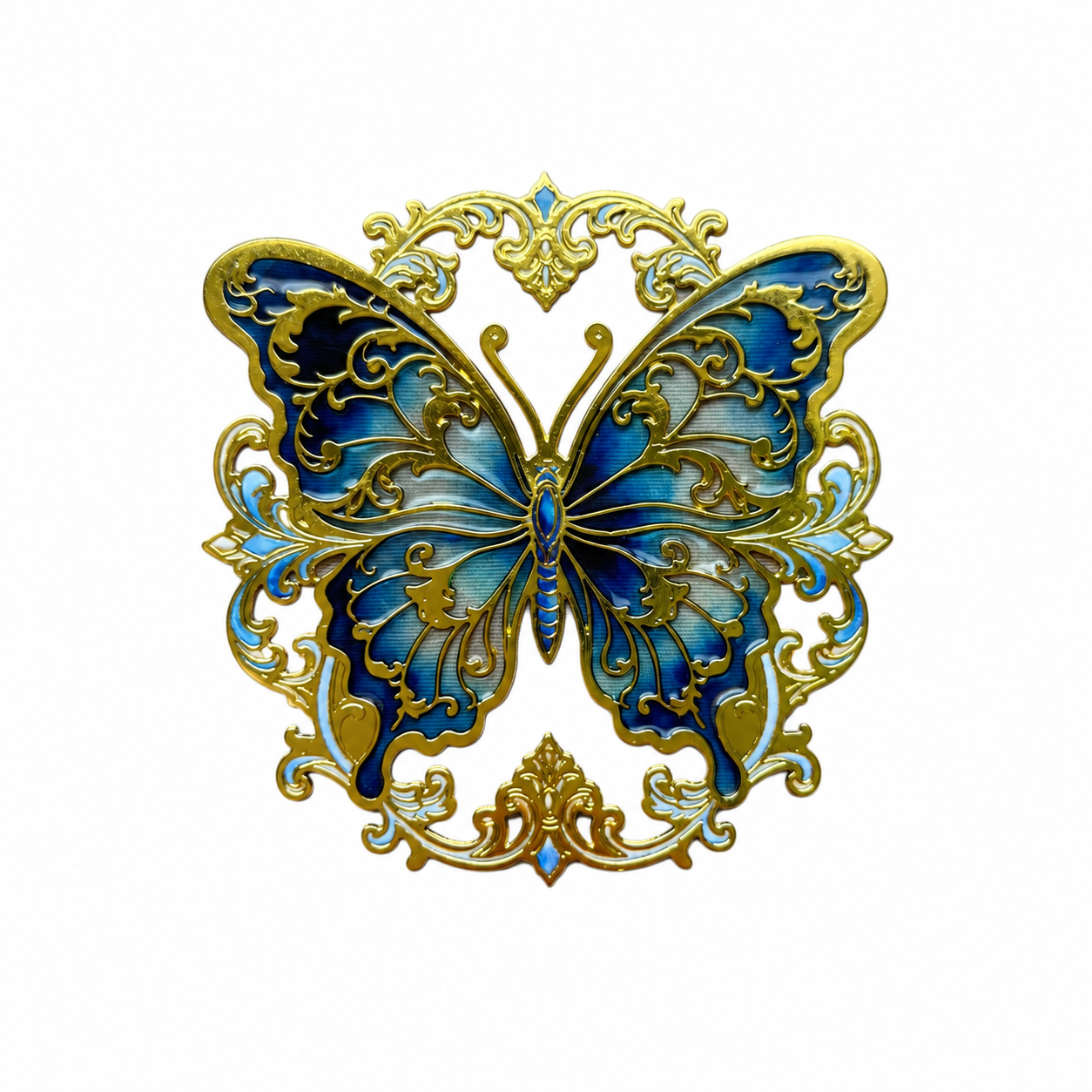 Butterfly Metal Bookmark – Elegant Gold-Tone Decorative Bookmark