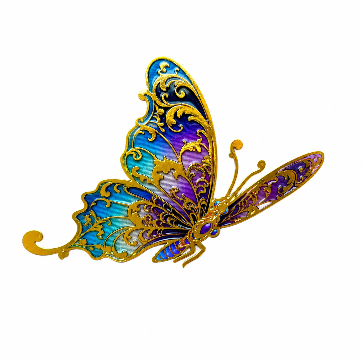 Butterfly Metal Bookmark – Elegant Gold-Tone Decorative Bookmark