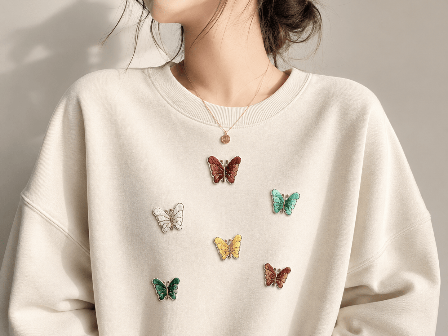 Embroidered Butterfly Applique Patch for DIY Decoration - dongccxicc