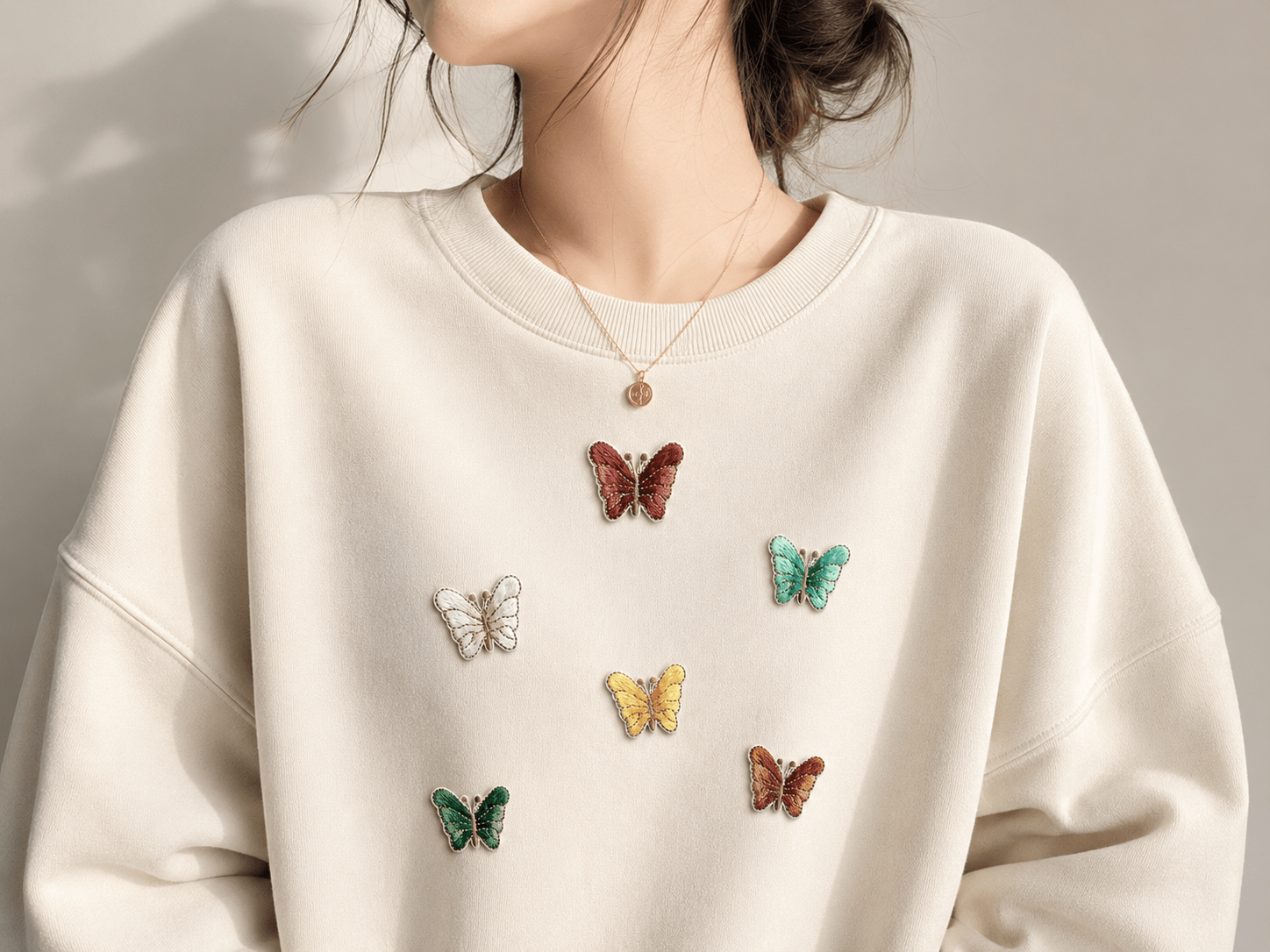Embroidered Butterfly Applique Patch for DIY Decoration - dongccxicc
