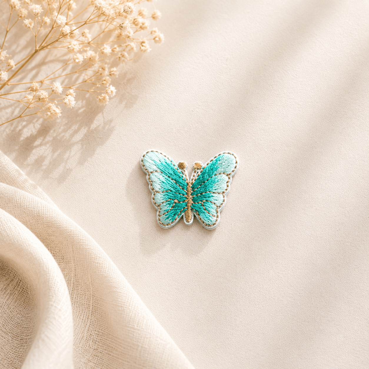 Embroidered Butterfly Applique Patch for DIY Decoration - dongccxicc