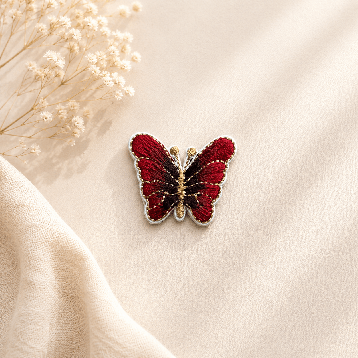 Embroidered Butterfly Applique Patch for DIY Decoration - dongccxicc