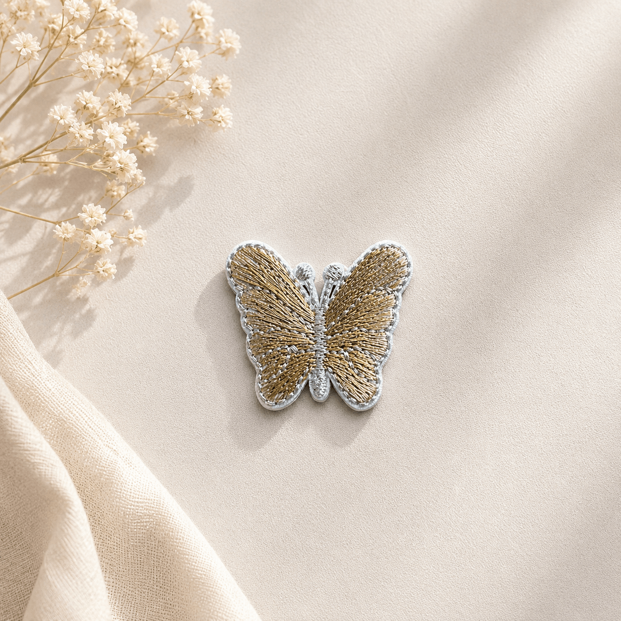 Embroidered Butterfly Applique Patch for DIY Decoration - dongccxicc