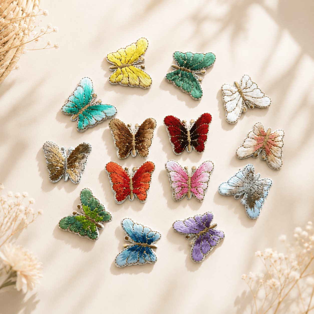 Embroidered Butterfly Applique Patch for DIY Decoration - dongccxicc