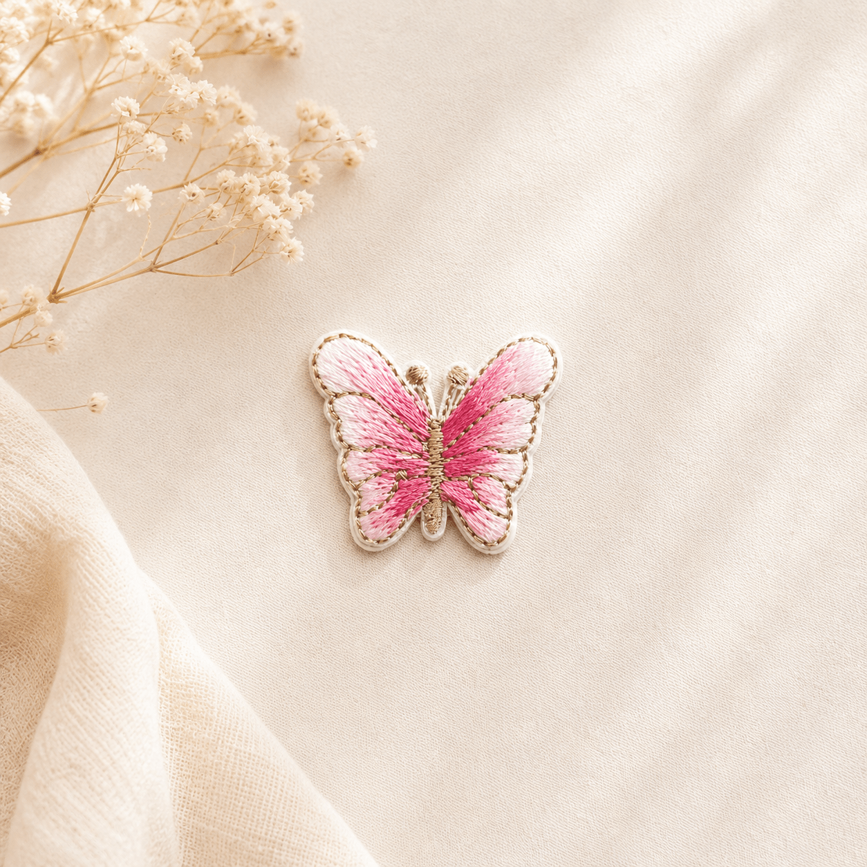 Embroidered Butterfly Applique Patch for DIY Decoration - dongccxicc